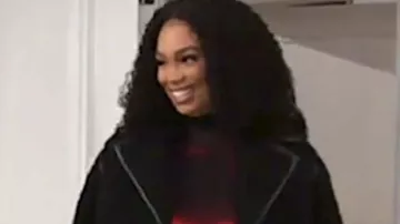 Beyond The Gates 2025 Chelsea Hamilton Sherpa Leather Trim Coat (Chelsea Hamilton) in Beyond the Gates