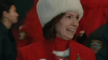 Elsbeth S03 Elsbeth Tascioni Red Tweed Coat of Elsbeth Tascioni (Carrie Preston) in Elsbeth