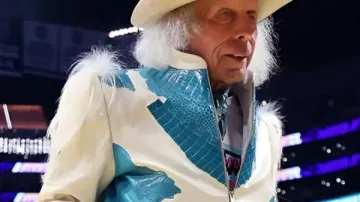 Jimmy Goldstein Clippers VS Lakers Leather Jacket
