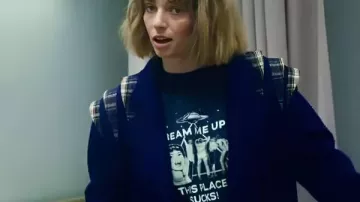 Stranger Things S05 Robin Buckley Blue Coat