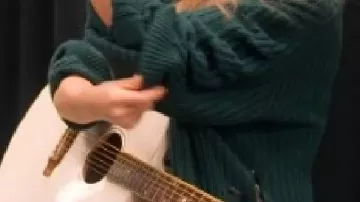 Taylor Swift The End of an Era Taylor Swift Green Knit Sweater Dress