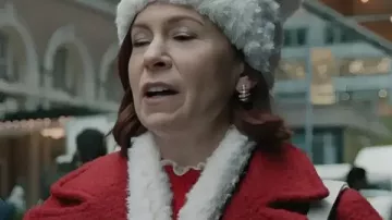 Elsbeth Season 3 Carrie Preston Red Coat worn by Elsbeth Tascioni (Carrie Preston) as seen in Elsbeth (S03)