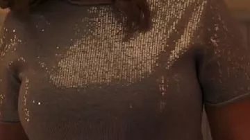 Imposter Kym Marsh Silver Sequin Top