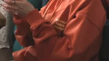 Emily In Paris S05 Lily Collins Orange Hoodie