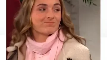 TYATR Katie Abbott Brown Leather Jacket as seen in The Young and the Restless