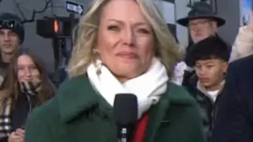 The Today Show 2025 Dylan Dreyer Green Sherpa Toggle Coat (Dylan Dreyer) in Today