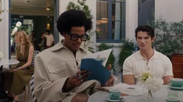 Jeanne Friot Spring 2025 Jacket worn by Grégory Elliot Du (Jeremy O. Harris) as seen in Emily in Paris (S05E09)