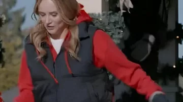 Hunter King A Make Or Break Holiday Vest worn by Liv (Hunter King) as seen in A Make or Break Holiday