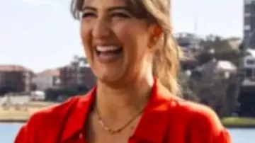 Sunny Nights Vicki Dragon Print Shirt worn by Vicki Marvin (D'Arcy Carden) as seen in Sunny Nights (S01)