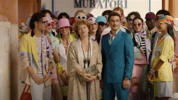 Zara ZW Collection Printed Coat worn by Antonia Muratori (Anna Galiena) as seen in Emily in Paris (S05E10)