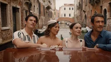 Sezane Braden Shirt worn by Nicolas de Léon (Paul Forman) as seen in Emily in Paris (S05E10)