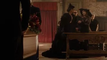 Stephane Rolland Spring 2025 Couture Fringed Jacket and Skirt worn by Princess Jane (Minnie Driver) as seen in Emily in Paris (S05E10)