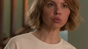 The Christmas Baby Ali Liebert All Booked For Christmas Sweatshirt worn by Erin (Ali Liebert) as seen in The Christmas Baby