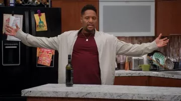 DKNY Lightweight Stretch Bomber Jacket worn by Delante (Jason Dirden) as seen in House of Payne (S14E17)