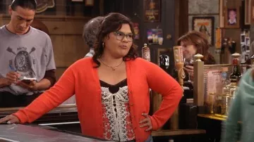 Free People Love Me Not Printed Tank worn by Isabella (Belissa Escobedo) as seen in Happy's Place (S02E06)