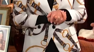 The Young And The Restless 2025 Nikki Newman Belt Print Blazer