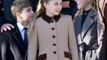 Princess Charlotte Christmas Morning Service 2025 Coat in Royal Family Attend Christmas Day Service at Sandringham
