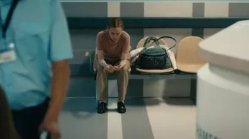 Allsaints Half Moon Stud Leather Cross-Body Bag worn by Jess (Diane Kruger) as seen in Little Disasters (S01E02)