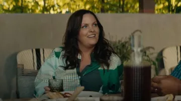 Toast Hedgerow Print Poplin Shirt worn by Liz (Jo Joyner) as seen in Little Disasters (S01E02)