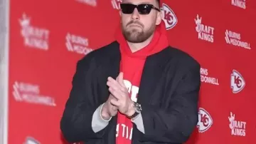 Travis Kelce Broncos VS Chiefs Black Coat