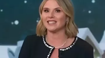 Chaqueta adornada de Jenna Bush Hager en The Today Show como se ve en Today Show