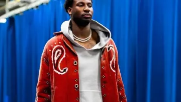 Jaren Jackson Jr. Abrigo largo rojo Oklahoma City Thunder