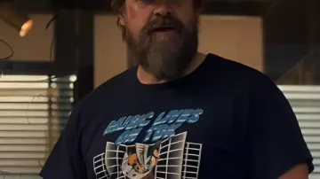 Stranger Things S5 Jim Hopper Graphic Tee