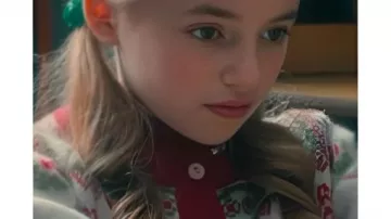 Stranger Things S05 Holly Wheeler Knit Cardigan as seen in Stranger Things (S05E07)