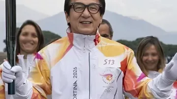 Chaqueta de apertura de los Juegos Olímpicos de Jackie Chan en Jackie Chan Olympic| jackie chan |#jackiechan