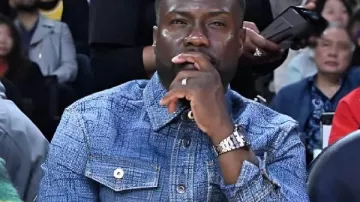 Kevin Hart Lakers vs Rockets Jersey vaquera con boosie No puedo dejar de reír de Glorilla sedienta de Brandon Ingram en el partido de los Hawks