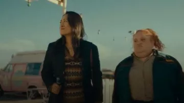 Polo Ralph Lauren Wool Cotton-blend Herringbone Blazer worn by Joyce (Ra Chapman) as seen in Sunny Nights (S01E03)