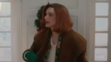 Mackage Mai Cn Abrigo de lana doble cara llevado por Ashley Padilla, visto en Saturday Night Live (S51E09)
