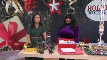 Gabriela Hearst Elster Suede Belt worn by Laura Jarrett as seen in Today on December 26, 2025