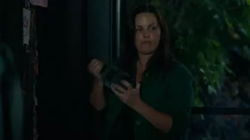 Community Clothing Chore Jacket - Bottle Green worn by Liz (Jo Joyner) as seen in Little Disasters (S01E03)