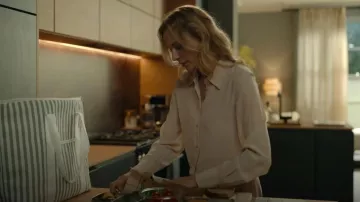 Marella Crepe-Effect Buttoned Shirt worn by Jess (Diane Kruger) as seen in Little Disasters (S01E03)