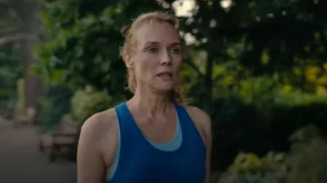 Sweaty Betty Womens Training Athlete Seamless Workout Tank Top worn by Jess (Diane Kruger) as seen in Little Disasters (S01E03)