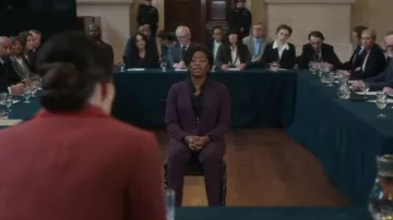 Theory Wool Blend Blazer worn by Maggie Knight (Stephanie Levi-John) as seen in Sanctuary: A Witch's Tale (S02E01)