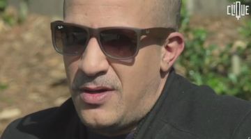 Les lunettes de soleil Ray-Ban "Justin Remix" de Rim'K dans l'émission Clique