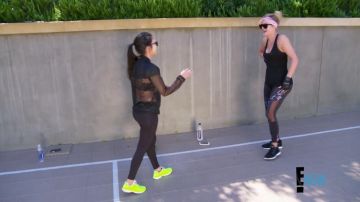 Sneakers yellow APL Kourtney in Keeping Up With The Kardashian