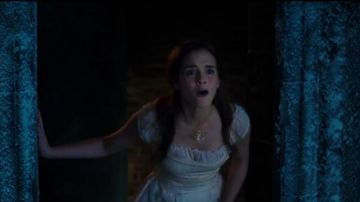 El vestido blanco de Bella (Emma Watson) en La Bella y la Bestia