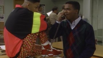 Sneakers Nike Quantum Force red of Will (Will Smith) in The prince of Bel-Air (S01E06)