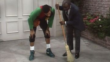 Sneakers Nike Air Force V black Will Smith in prince of Bel-air, The prin