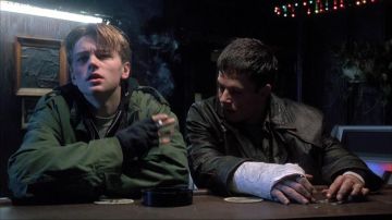 The khaki jacket of Jim Carroll (Leonardo DiCaprio) in The Basketball Diaries