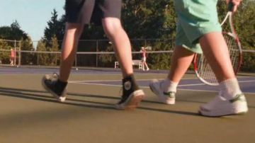 Sneakers Converse of Greg in The diary of a quitter, it makes you sweat