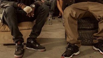 Les snea­kers Air Jor­dan 11 Bred de Kaaris dans Fast­life
