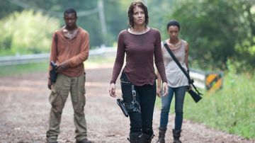 Estuche de cuero de pistola de Maggie Greene (Lauren Cohan) en The Walking Dead