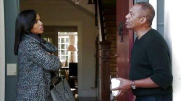 El abrigo Armani de Olivia Pope (Kerry Washington) en Scandal S4E3