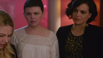 la robe léopard de Regina "La méchante reine" (Lana Parrilla) dans Once upon a time