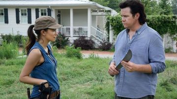 La camisa azul de Eugene Porter (Josh McDermitt) en The Walking Dead
