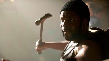 Le marteau de Tyreese Willimas (Chad L. Coleman) dans The Walking Dead